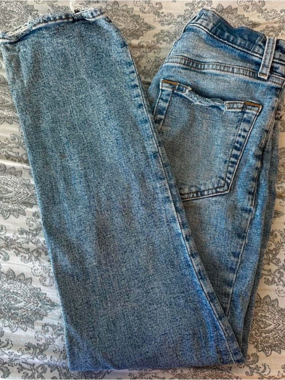 Abercrombie & Fitch Vintage Light Blue Straight Jeans - Picture 3 of 3